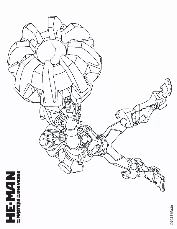 MOTU Colouring Sheet 10